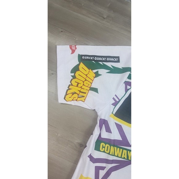 Mighty Ducks Tshirt All Over Print Throwback Hockey Disney Movie 2XL - Picture 3 of 9